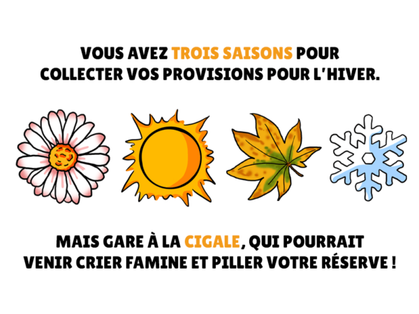 Pack La Cigale et la Fourmi - C'est un jeu d'enfant - Jeux de société pédagogiques créés par des enseignants