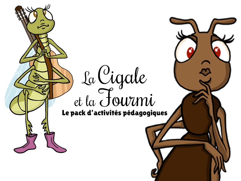Pack La Cigale et la Fourmi - C'est un jeu d'enfant - Jeux de société pédagogiques créés par des enseignants